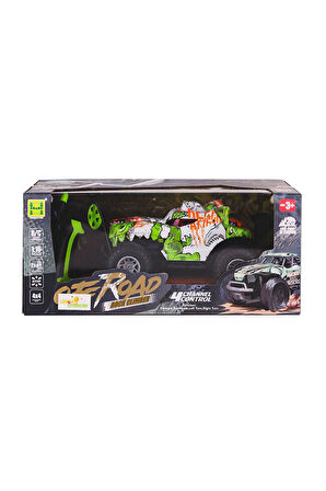 SH091-503B Kumandalı Şarjlı Off Road Canavar Rock Climber 4x4 -Limon Oyuncak Kız Erkek Çocuk Oyuncak