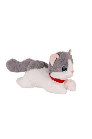 KZL-2309034 Peluş Kedi 25cm -Kızılkaya Oyuncak Kız Erkek Çocuk Oyuncak Eğitici Oyuncaklar