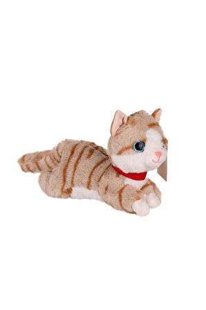 KZL-2309034 Peluş Kedi 25cm -Kızılkaya Oyuncak Kız Erkek Çocuk Oyuncak Eğitici Oyuncaklar