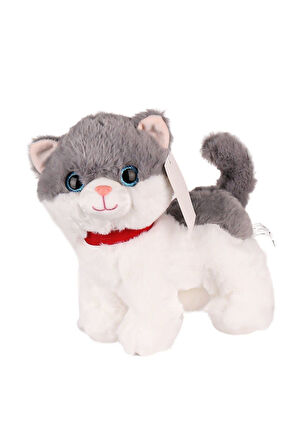 KZL-2311010 Peluş Miyavlayan Kedi Kız Erkek Çocuk Oyuncak Eğitici Oyuncaklar