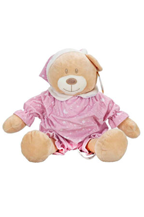 4761 Pijamalı Peluş Ayı 30cm -Sunman Kız Erkek Çocuk Oyuncak Eğitici Oyuncaklar