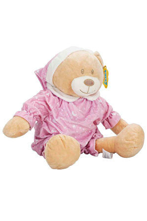 4761 Pijamalı Peluş Ayı 30cm -Sunman Kız Erkek Çocuk Oyuncak Eğitici Oyuncaklar