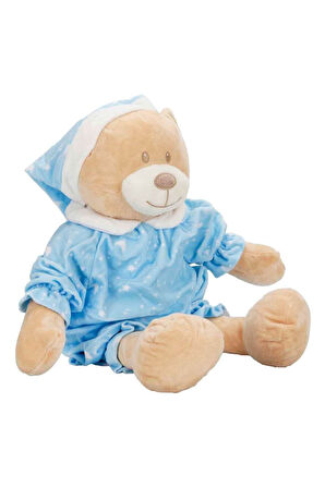 4761 Pijamalı Peluş Ayı 30cm -Sunman Kız Erkek Çocuk Oyuncak Eğitici Oyuncaklar