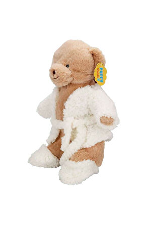 4804 Pijamalı Peluş Ayı 40cm -Sunman Kız Erkek Çocuk Oyuncak Eğitici Oyuncaklar