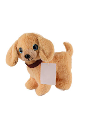 KZL-2309033 Havlayan Peluş Köpek Kız Erkek Çocuk Oyuncak Eğitici Oyuncaklar