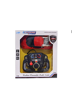 Uzaktan Kumandalı Şarjlı Bugatti Benzeri Kırmızı Araba Kız Erkek Çocuk Oyuncak Eğitici Oyuncaklar