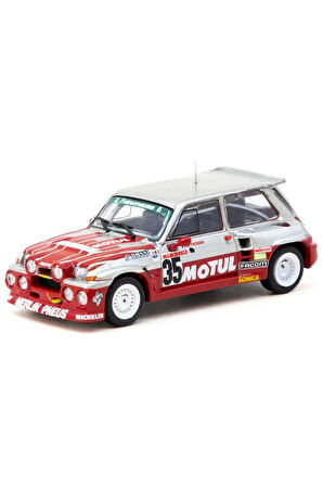Tarmac Works 1/64 Renault 5 MAXI Turbo European Hill-Climb Championship 1987 Giovanni Rossi Kız Erke