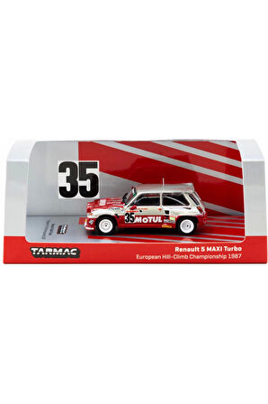 Tarmac Works 1/64 Renault 5 MAXI Turbo European Hill-Climb Championship 1987 Giovanni Rossi Kız Erke