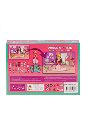 LC7982 Manyetik Aktivite Kız Kıyafet Giydirme -Laçokids Kız Erkek Çocuk Oyuncak Eğitici Oyuncaklar