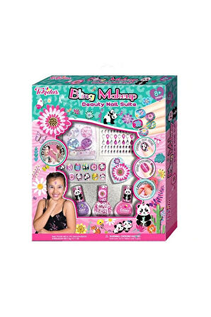 Tokidas Bling Makyaj Güzellik Tırnak Paketi Kız Erkek Çocuk Oyuncak Eğitici Oyuncaklar