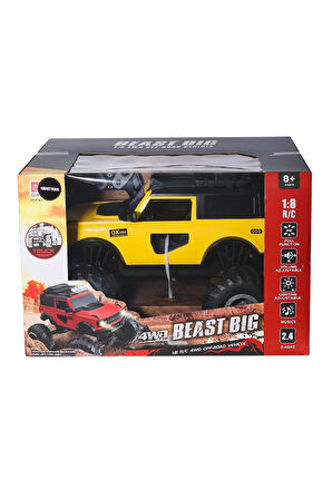 112409 Kumandalı Dev Jeep 1:18 -Gepettoys Kız Erkek Çocuk Oyuncak Eğitici Oyuncaklar