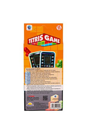 Tetris Game Tetris Oyun Konsolu 158A Kız Erkek Çocuk Oyuncak Eğitici Oyuncaklar