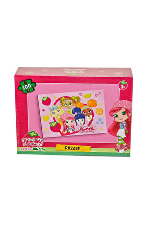 CK7909 Çilek Kız 100 Parça Puzzle - Laço Kids - Utku Oyuncak Kız Erkek Çocuk Oyuncak Eğitici Oyuncak