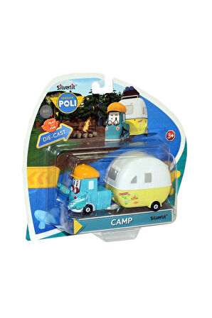 POLI/83405 Robocar Poli Camp Figürü-Necotoys Kız Erkek Çocuk Oyuncak Eğitici Oyuncaklar
