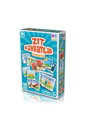ZK238 KS, Zıt Kavramlar - Opposites / +3 yaş Kız Erkek Çocuk Oyuncak Eğitici Oyuncaklar