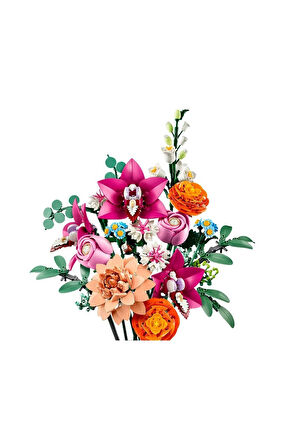 10342 Lego iconic Botanicals Pembe Çiçek Buketi 749 parça +18 yaş Kız Erkek Çocuk Oyuncak Eğitici Oy