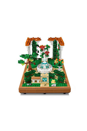 10359 Çeşmeli Bahçe - Fountain Garden 1302 parça +18 yaş Kız Erkek Çocuk Oyuncak Öğretici