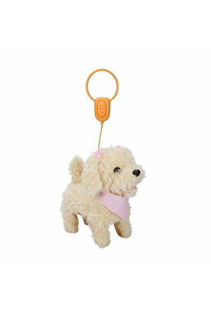 S01002858 YÜRÜYEN SEVİMLİ KÖPEK SESLİ BEYAZ-SUN Kız Erkek Çocuk Oyuncak Eğitici Oyuncaklar