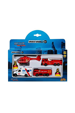 Maxx Wheels Mini Araç Seti Kız Erkek Çocuk Oyuncak Eğitici Oyuncaklar