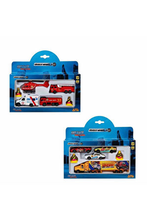 Maxx Wheels Mini Araç Seti Kız Erkek Çocuk Oyuncak Eğitici Oyuncaklar