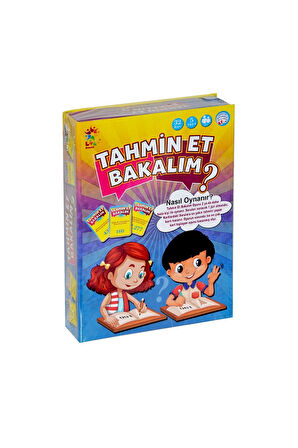 LCTB7132 Laço, Tahmin Et Bakalım Kız Erkek Çocuk Oyuncak Eğitici Oyuncaklar