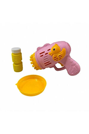 6050 ÖRDEKLİ PİLLİ KÖPÜK TABANCA PEMBE -KYM Kız Erkek Çocuk Oyuncak Eğitici Oyuncaklar