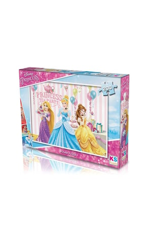 PR 113 KS, Prenses Puzzle 200 Parça Puzzle Kız Erkek Çocuk Oyuncak Eğitici Oyuncaklar