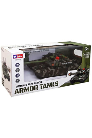 93220 1/12 ŞARJLI KUMANDALI TANK -PSF Kız Erkek Çocuk Oyuncak Eğitici Oyuncaklar