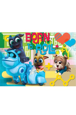 PDP709 KS Puppy Dog Pals / 50 Parça Puzzle Kız Erkek Çocuk Oyuncak Eğitici Oyuncaklar