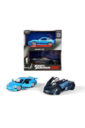 253202012 Jada Fast Furious Legacy Series Twin Pack 1:32 Kız Erkek Çocuk Oyuncak Eğitici Oyuncaklar