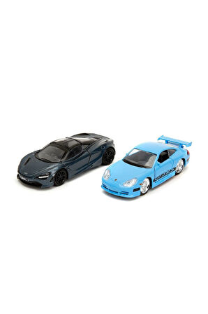 253202012 Jada Fast Furious Legacy Series Twin Pack 1:32 Kız Erkek Çocuk Oyuncak Eğitici Oyuncaklar
