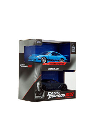 253202012 Jada Fast Furious Legacy Series Twin Pack 1:32 Kız Erkek Çocuk Oyuncak Eğitici Oyuncaklar