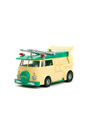 253282000 Jada Turtles Party Wagon 1:32 Kız Erkek Çocuk Oyuncak Eğitici Oyuncaklar
