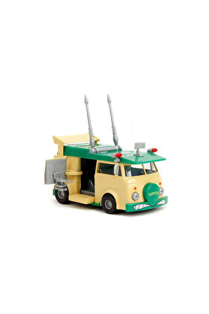 253282000 Jada Turtles Party Wagon 1:32 Kız Erkek Çocuk Oyuncak Eğitici Oyuncaklar