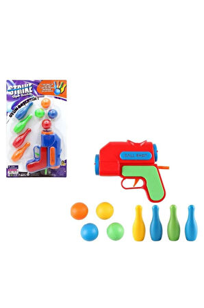 Top Atan Oyuncak Tabanca Strike Gun Bowling Kız Erkek Çocuk Oyuncak Eğitici Oyuncaklar