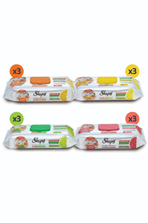 Sleepy Easy Clean Yüzey Temizlik Süper Mutfak Havlusu&Mendili Karma Paket 12x50 (600 Yaprak)