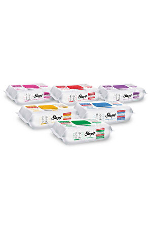 Sleepy Easy Clean Yüzey Temizlik Havlusu & Mendili 6x100 Karma Paket