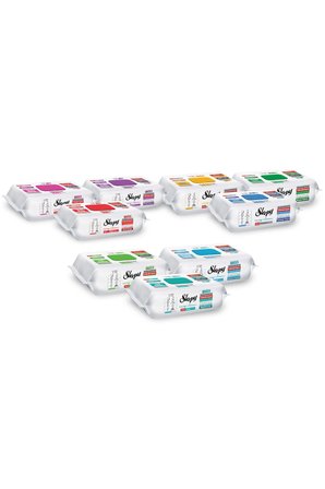 Sleepy Easy Clean Premium + Çiçek Serisi + Doğa Serisi Yüzey Temizlik Havlusu Mendili 9x100 Karma Paket