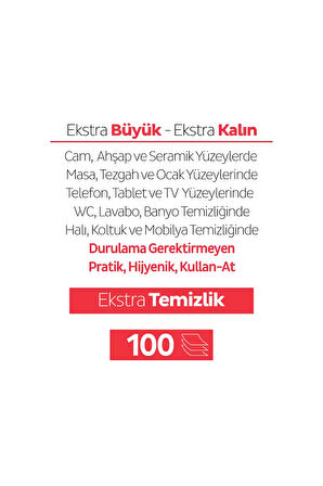 Easy Clean Yüzey Temizlik Havlusu Mendili Doğa & Çiçek Serisi 6X100 Karma Paket