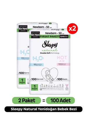 Sleepy Natural Double Soft Merhaba Bebek Seti