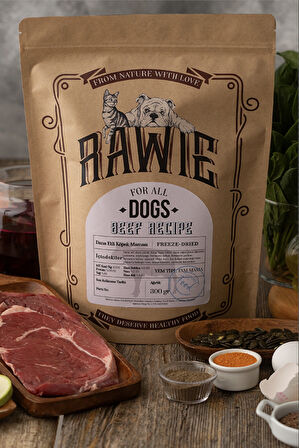 DANA MENÜ KÖPEK MAMASI, FREEZE DRY, %100 DOĞAL, KATKISIZ