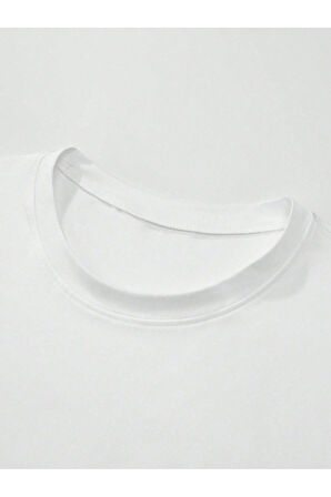 Unisex 1967 Motor Baskılı Oversize T-Shirt