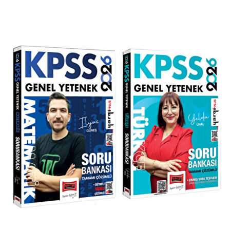 Yargı Yayınları 2026 KPSS Genel Yetenek Matematik ve Türkçe Soru Bankası Seti 2 Kitap
