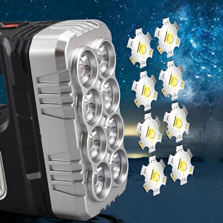Uygunayakala SOLAR PANELLİ LEDLİ FENER WATTON WT-614