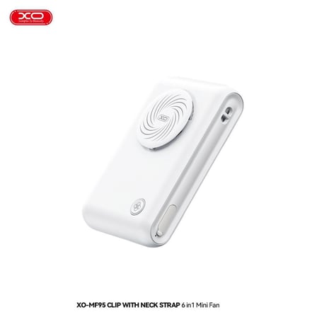 Özel Üretim Kişisel Ofis Hediye MF95 6 in 1 Klipsli 2000 mAh Masaüstü El Tipi Soğutucu