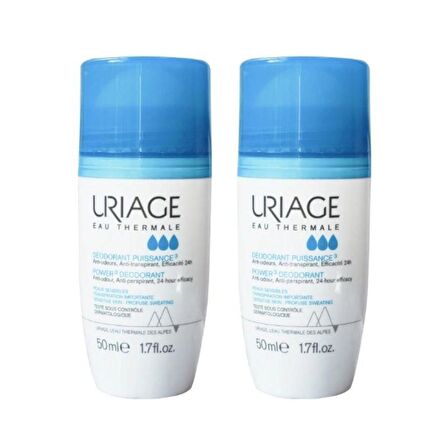 Uriage Eau Thermale Deodorant 50 ml x 2