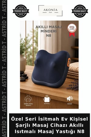 Özel Seri İsitmah Ev Kişisel Şarjlı Masaj Cihazı Akıllı Isıtmalı Masaj Yastığı N8