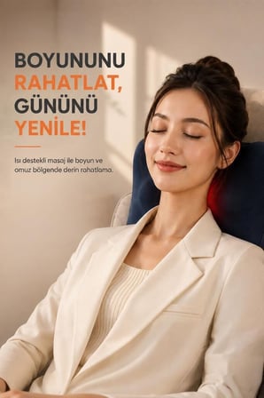 Özel Seri İsitmah Ev Kişisel Şarjlı Masaj Cihazı Akıllı Isıtmalı Masaj Yastığı N8