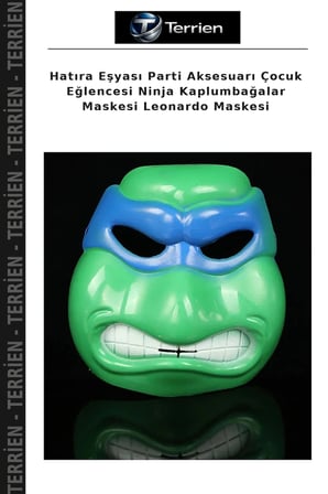 Hatıra Eşyası Parti Aksesuarı Çocuk Eğlencesi Ninja Kaplumbağalar Maskesi Leonardo Maskesi