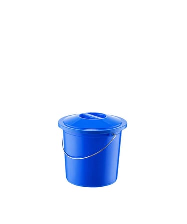 Özel Üretim Depolama Gereci Temizlik Kapaklı Lüks Kova 5,5 Lt No 1